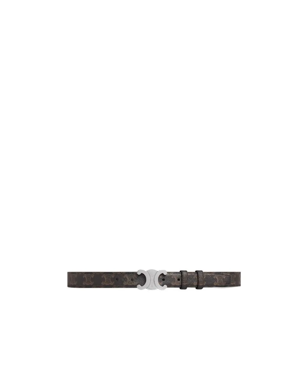 Medium 25Mm Triomphe Belt In Triomphe Canvas