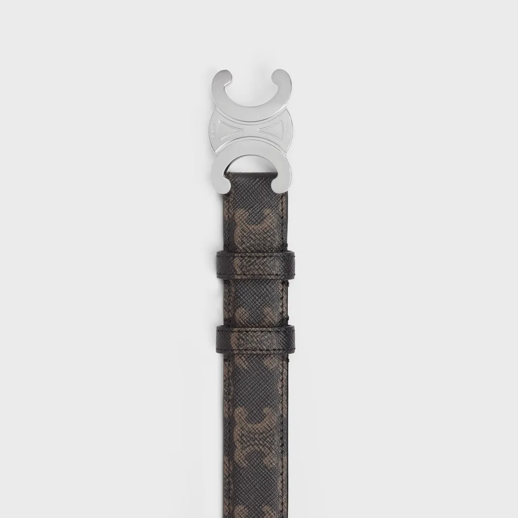 Medium 25Mm Triomphe Belt In Triomphe Canvas