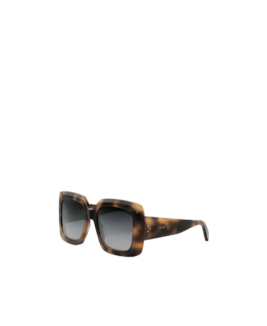 Oversized Tortoiseshell-Frame Sunglasses