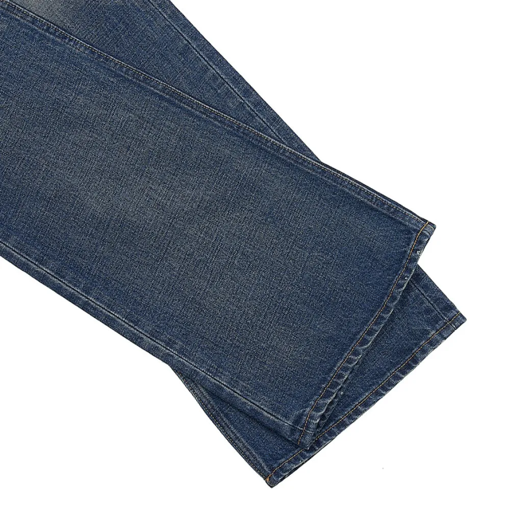 Low Flare Jeans In Dark Union Wash Denim