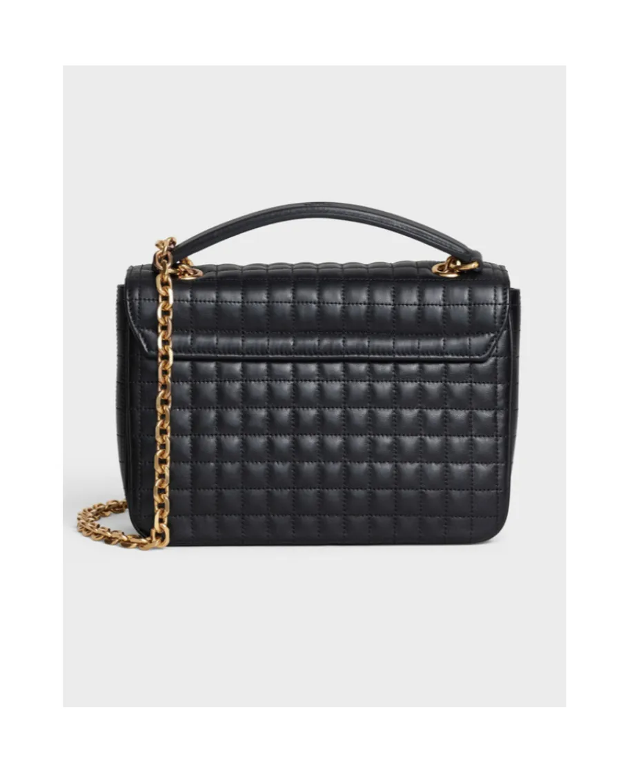 C Bag Medium Cow Leather Quilted Handbag