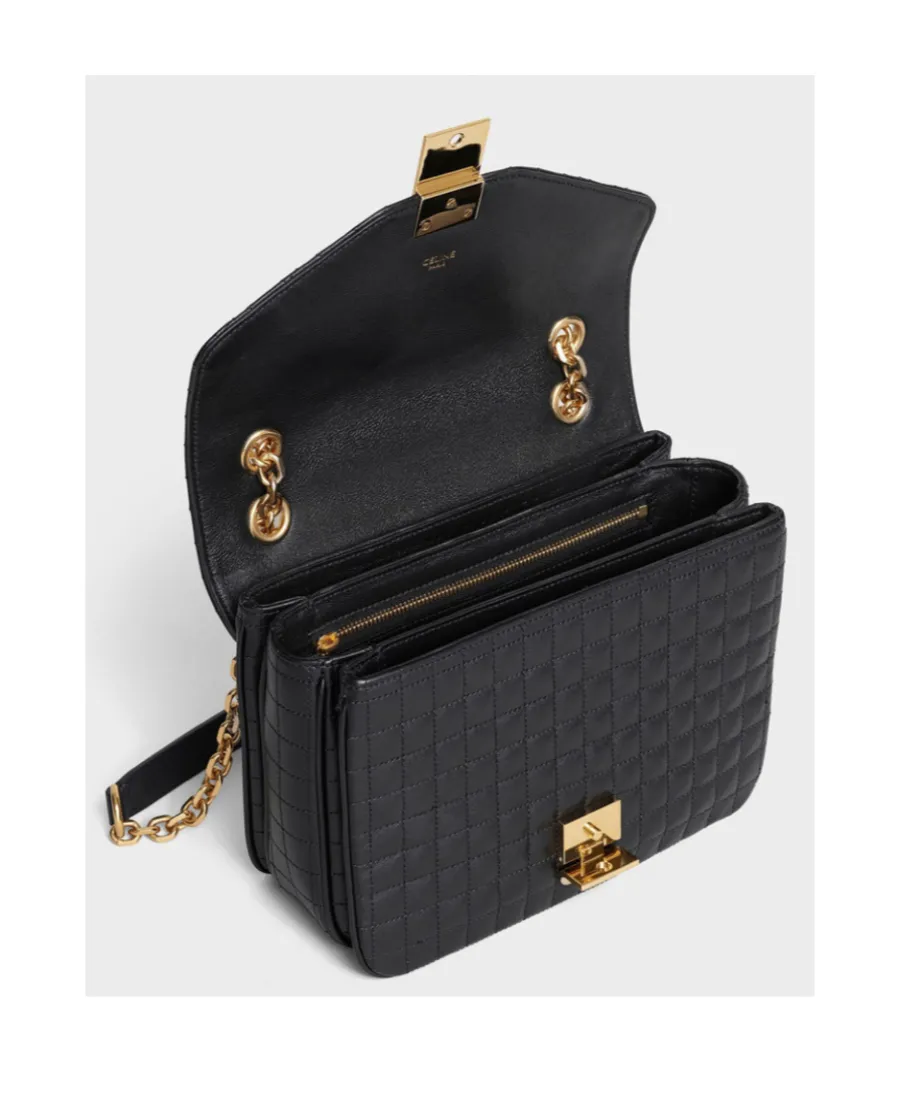 C Bag Medium Cow Leather Quilted Handbag