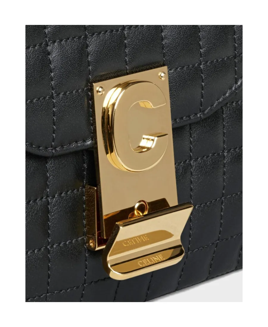 C Bag Medium Cow Leather Quilted Handbag