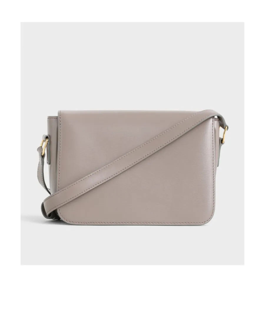 Teen Triomphe Bag In Shiny Calfskin