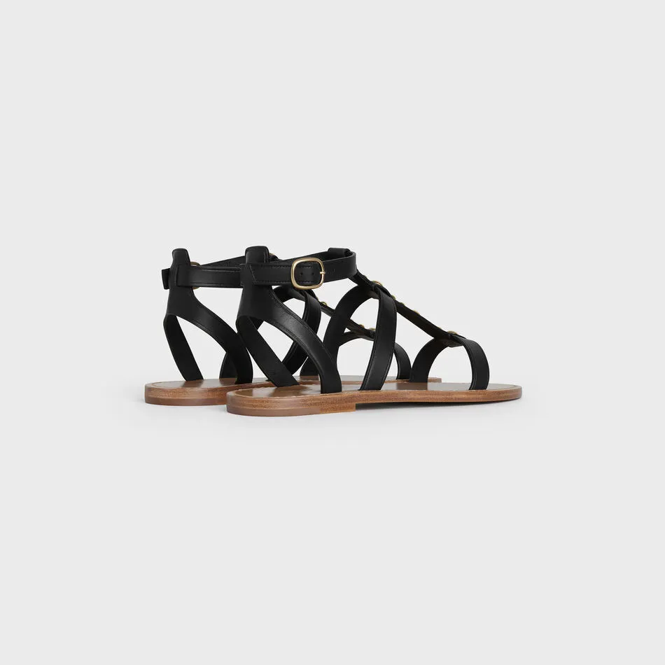 Taillat Flat Sandal In Calfskin