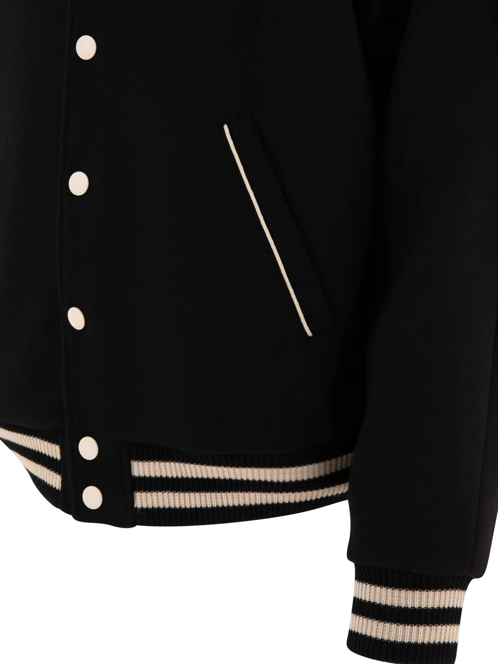 Teddy Jacket In Textured Wool