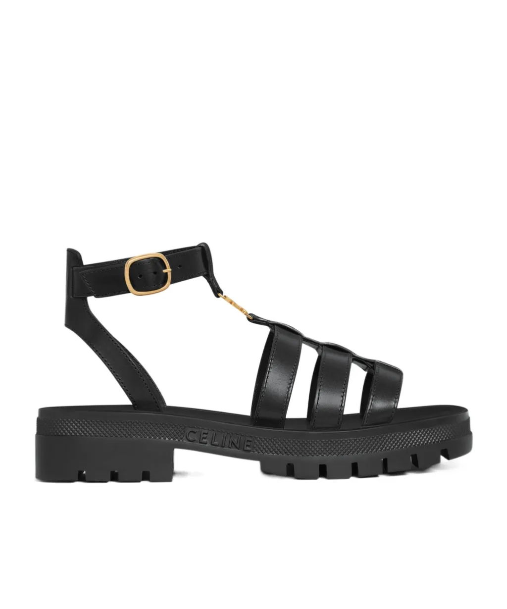 Clea Triomphe Gladiator Sandal In Calfskin - Vegetal Tanning