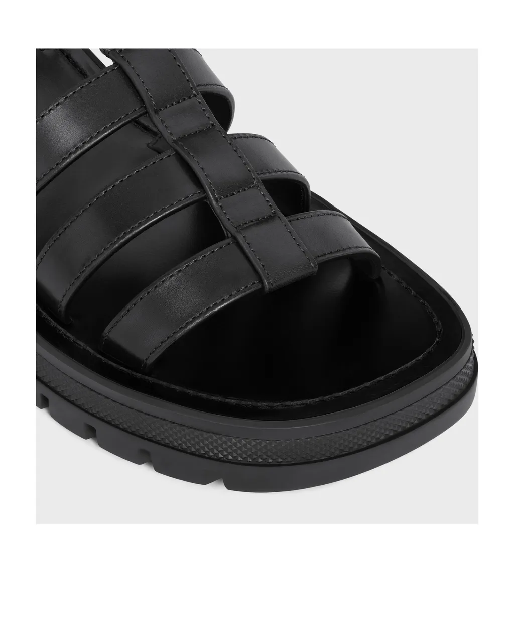 Clea Triomphe Gladiator Sandal In Calfskin - Vegetal Tanning