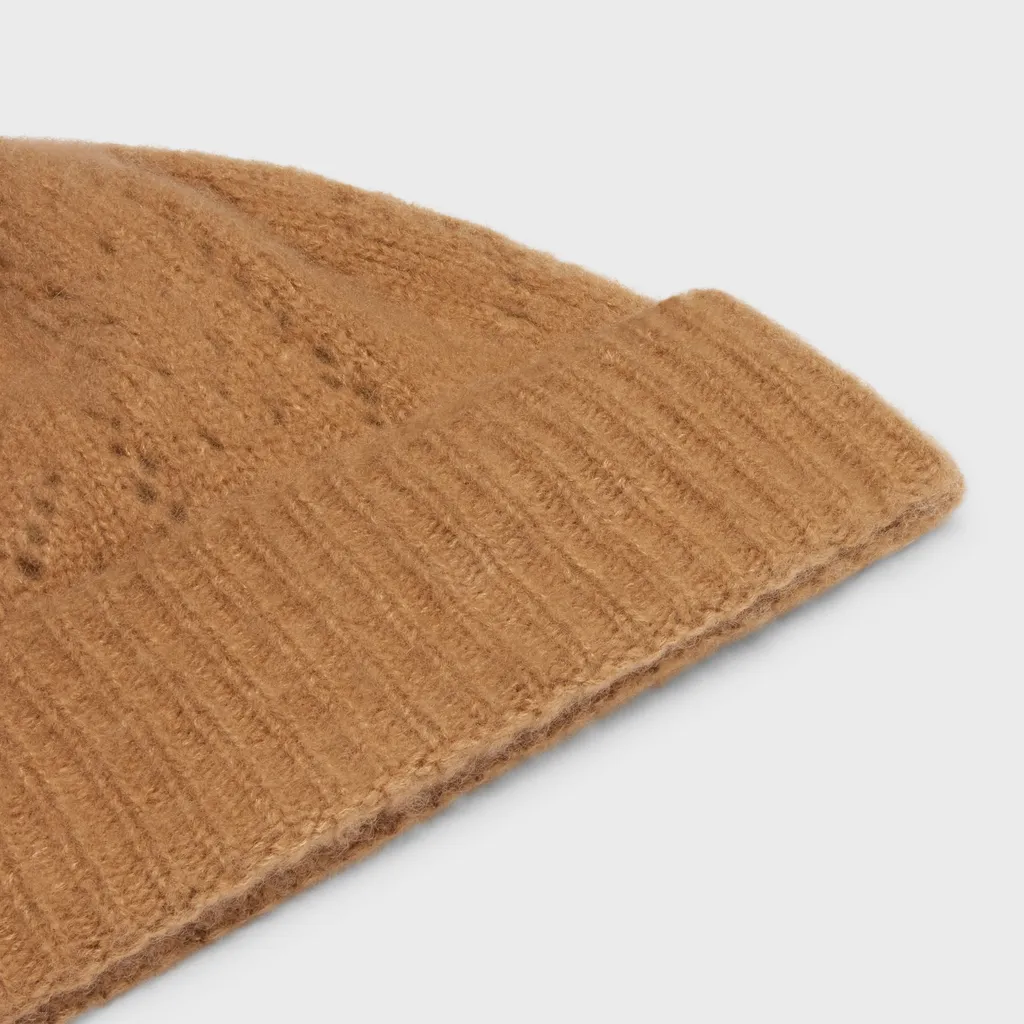 Beanie In Cashmere And Silk Pointelle