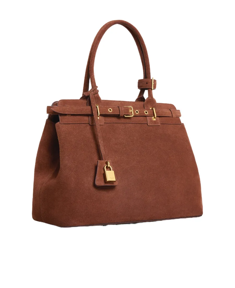 Conti Bag In Suede Calfskin