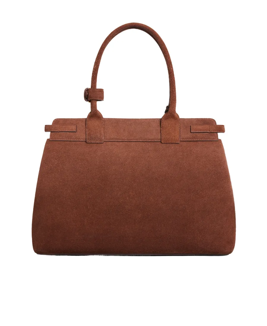 Conti Bag In Suede Calfskin
