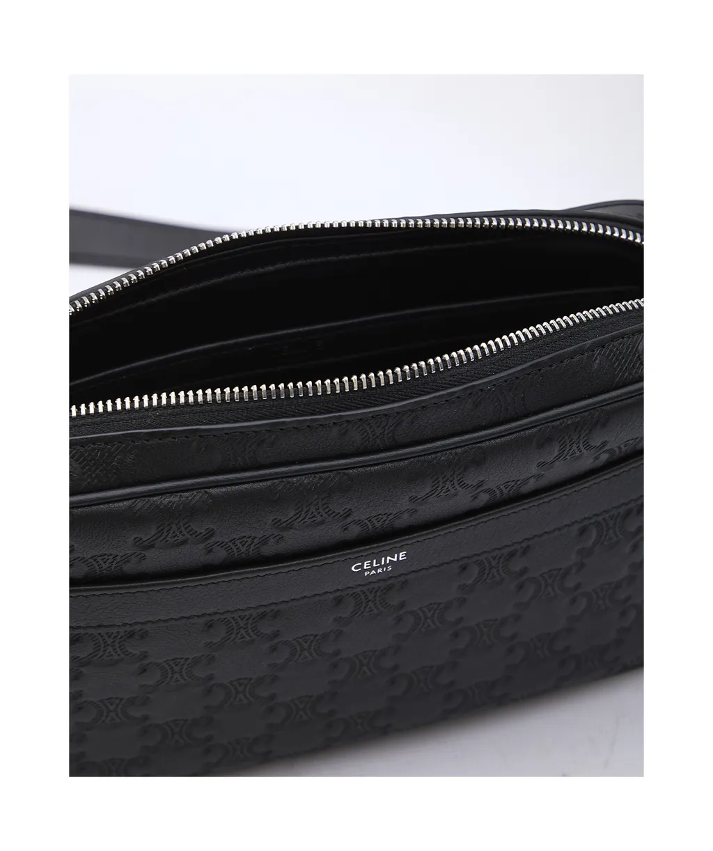 Medium Messenger Bag With Triomphe Embossed