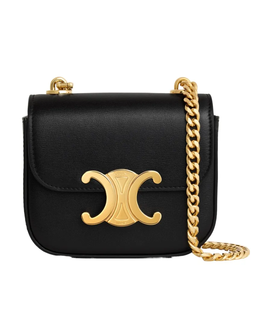 Mini Chain Claude In Shiny Calfskin