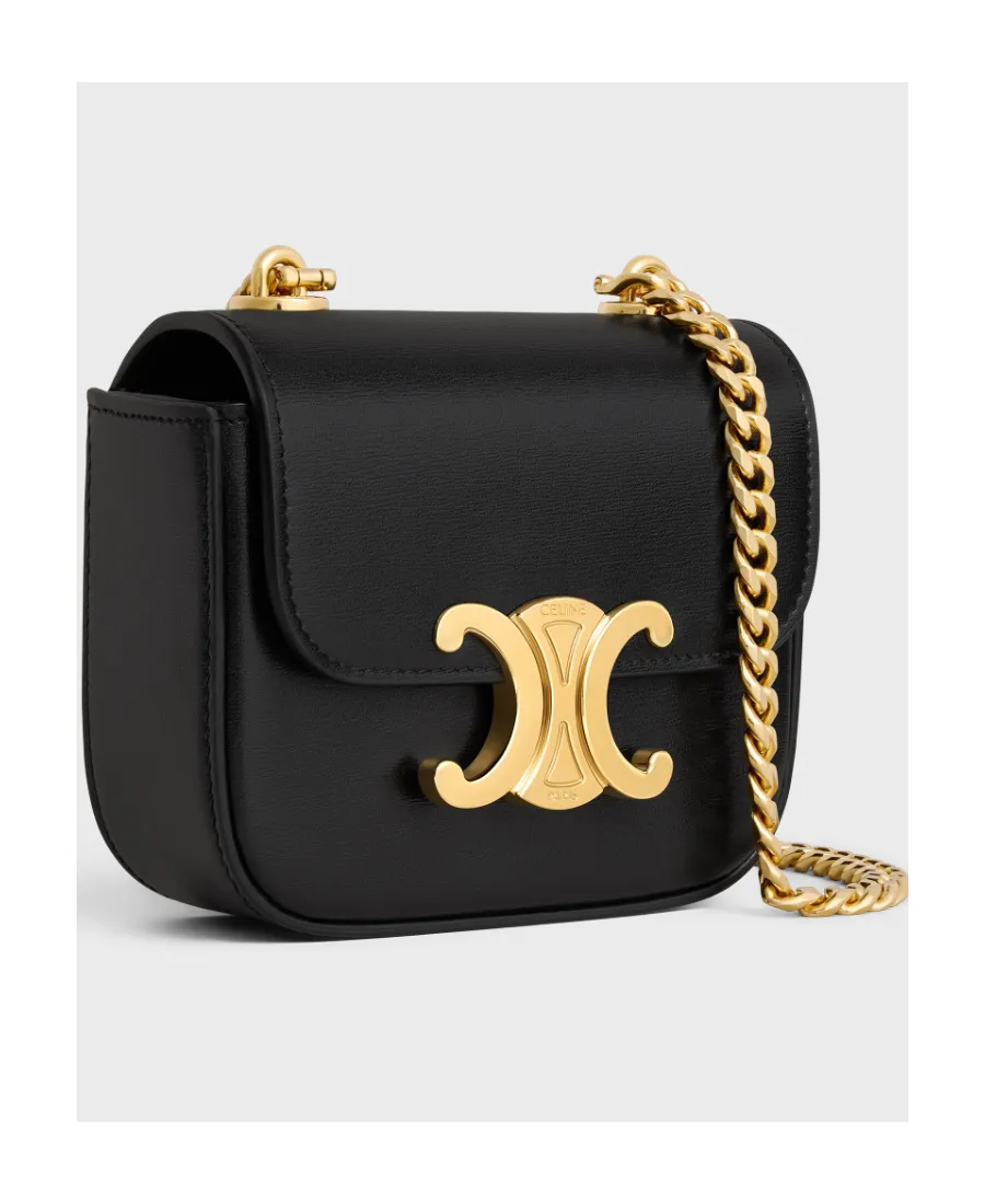 Mini Chain Claude In Shiny Calfskin