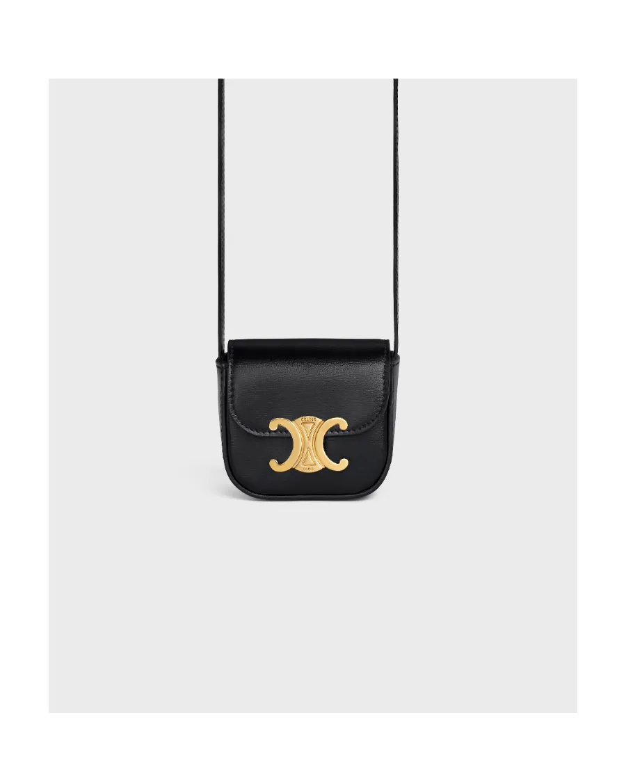 Mini Claude In Shiny Calfskin