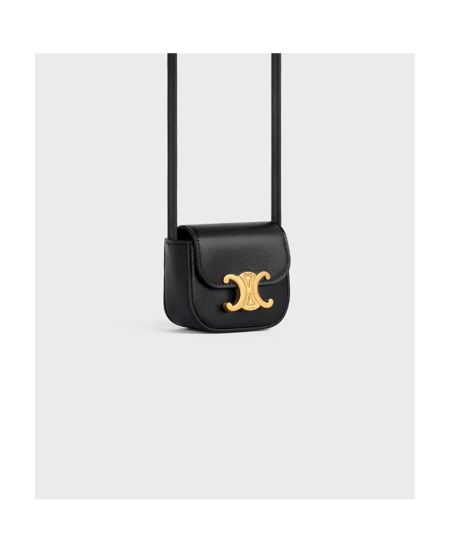 Mini Claude In Shiny Calfskin