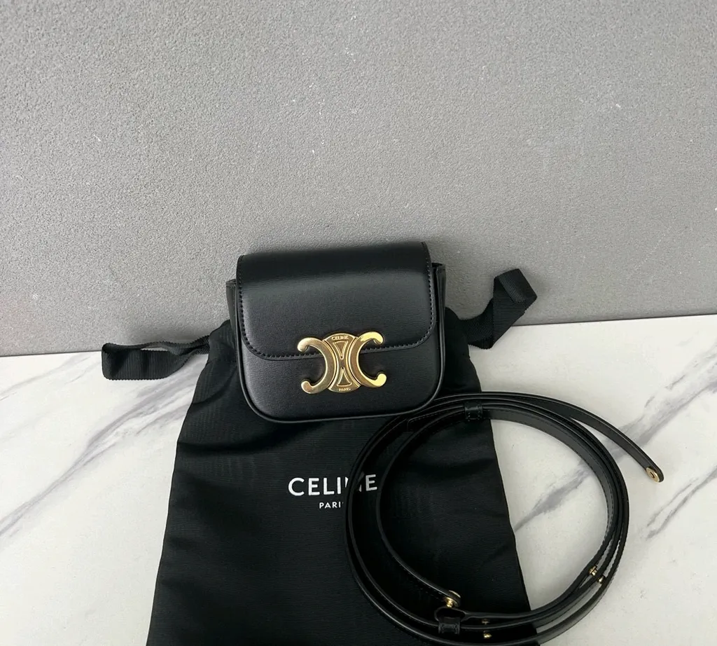 Mini Claude In Shiny Calfskin