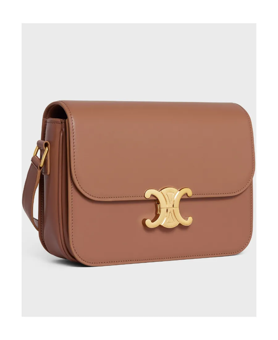 Classique Triomphe Bag In Shiny Calfskin