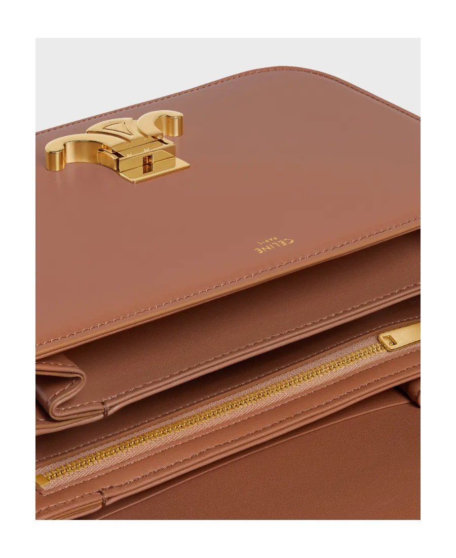 Classique Triomphe Bag In Shiny Calfskin