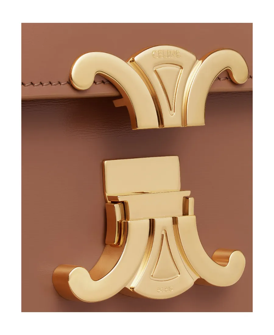 Classique Triomphe Bag In Shiny Calfskin