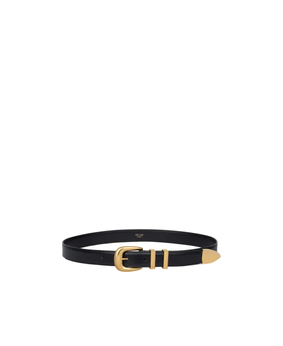 Medium Western Belt In Taurillon Leather