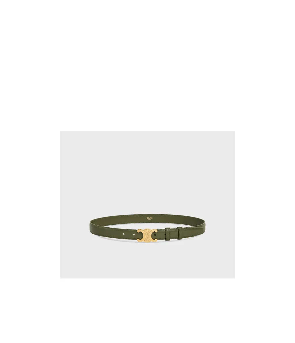 Medium Triomphe Belt In Taurillon Leather, 1