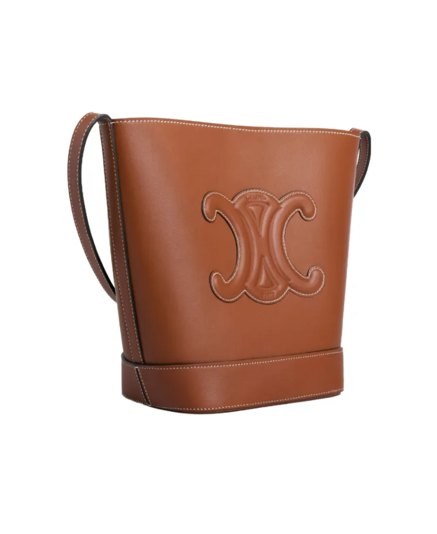 Small Bucket Cuir Triomphe In Smooth Calfskin