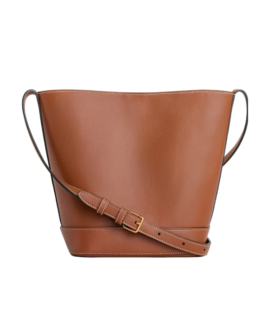 Small Bucket Cuir Triomphe In Smooth Calfskin