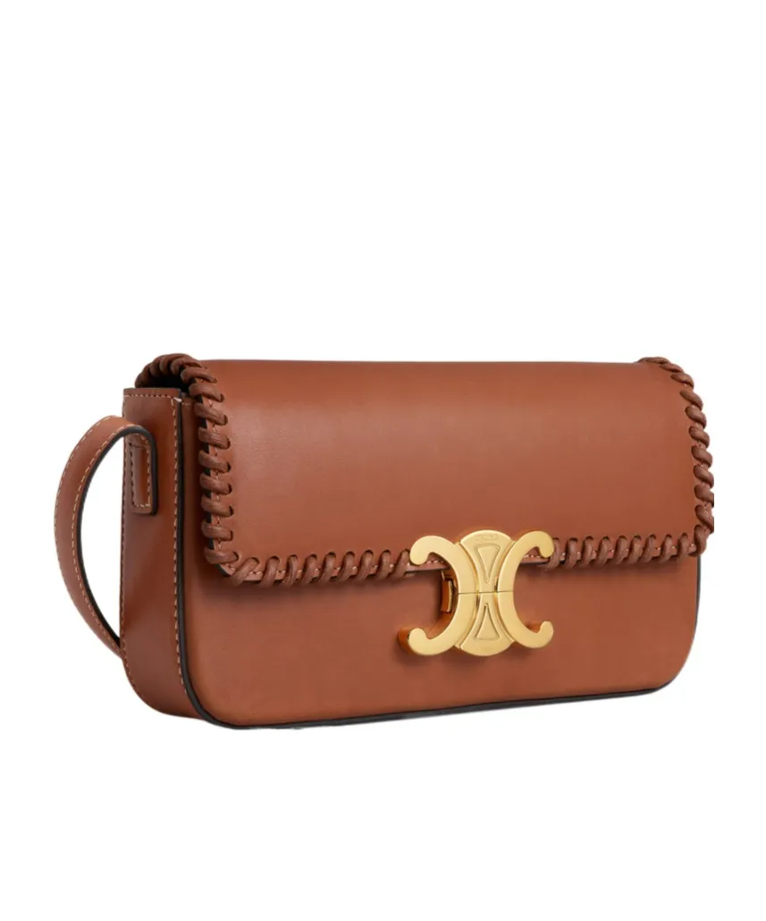Shoulder Bag Claude In Braided Natural Calfskin