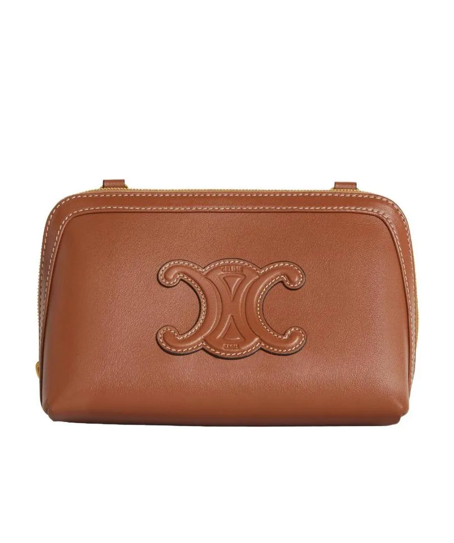 Clutch On Chain In Smooth Calfskin