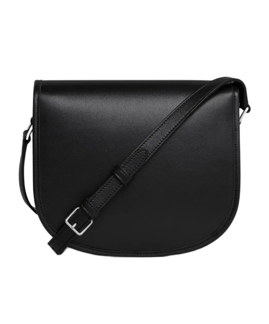Medium Besace Triomphe In Supple Natural Calfskin