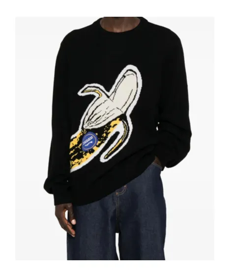 Intarsia-Knit Sweater