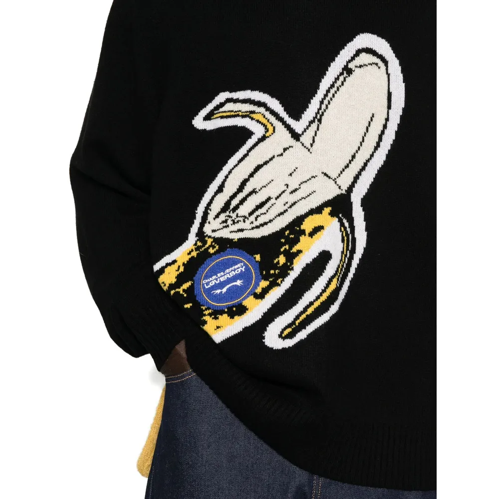 Intarsia-Knit Sweater
