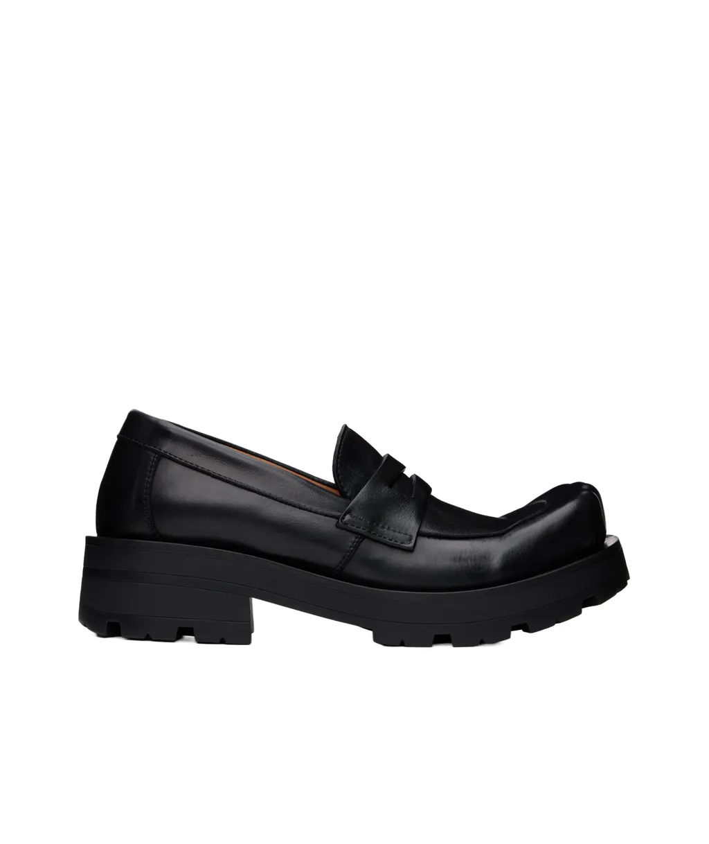 Square Head Loafer Shoes