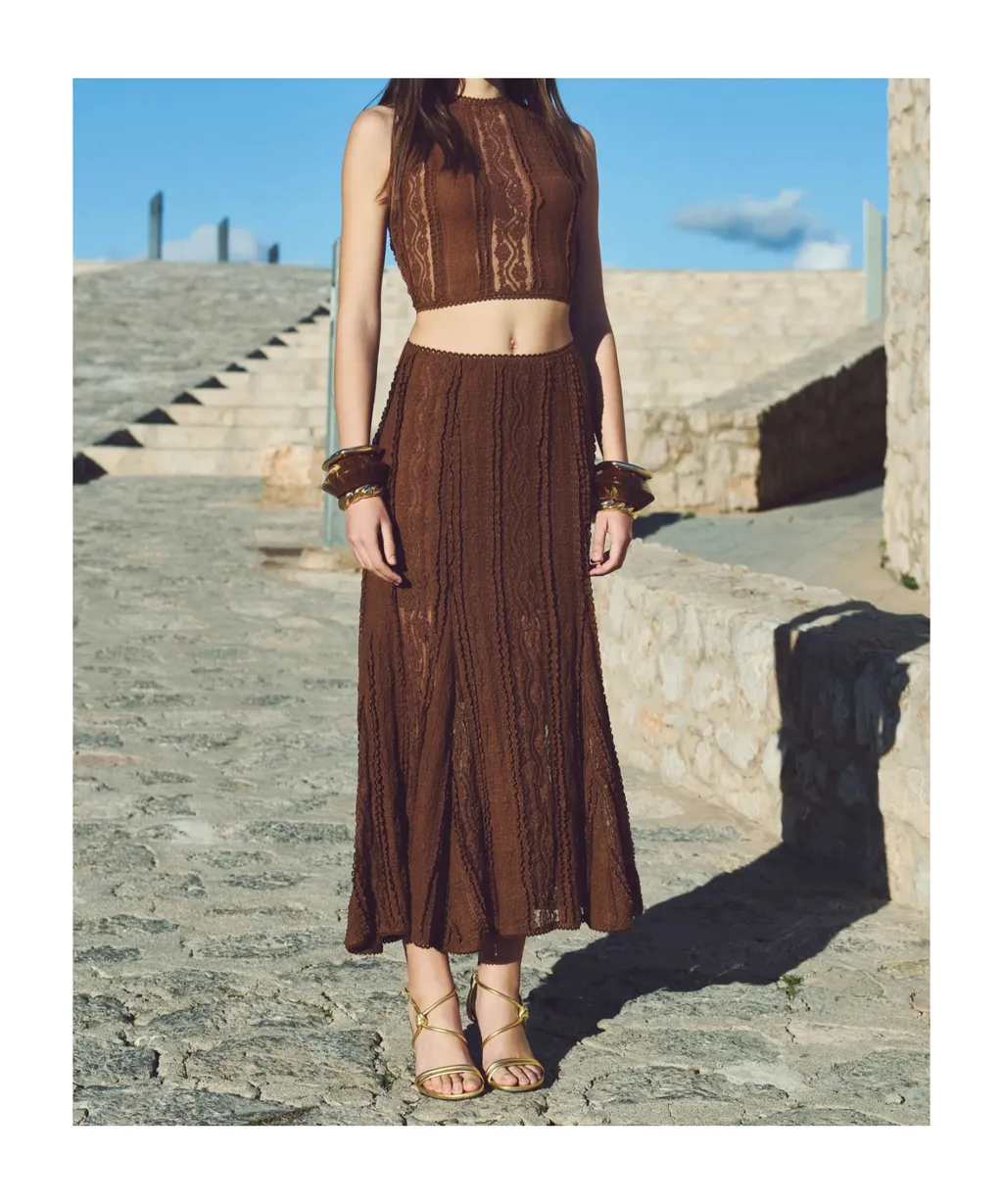 Mesh Sleeveless Top