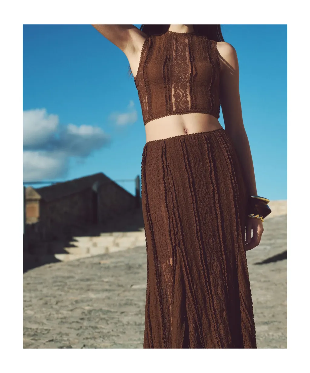 Mesh Sleeveless Top