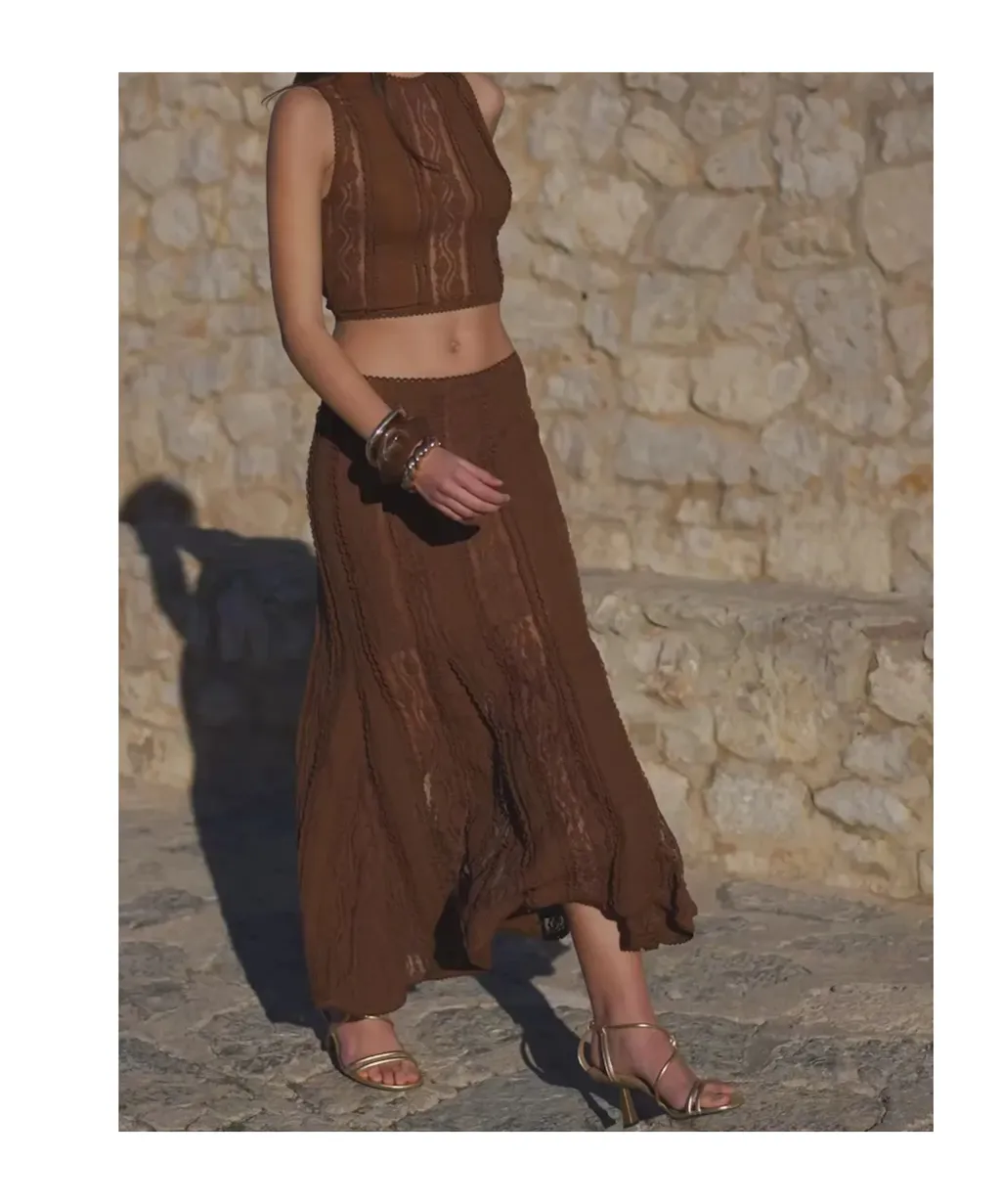 Mesh Sleeveless Top