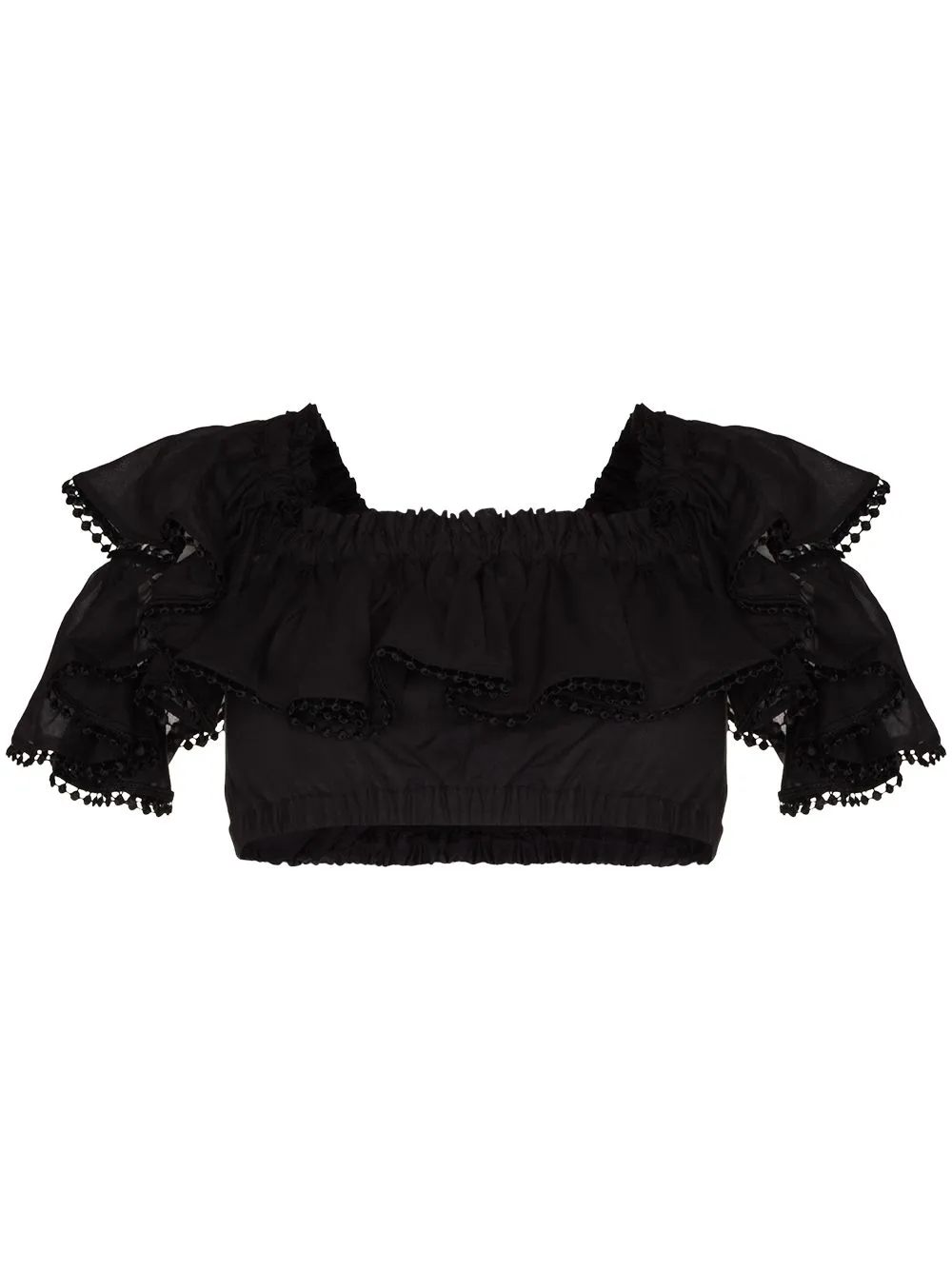 Cata Off-Shoulder Cropped Top