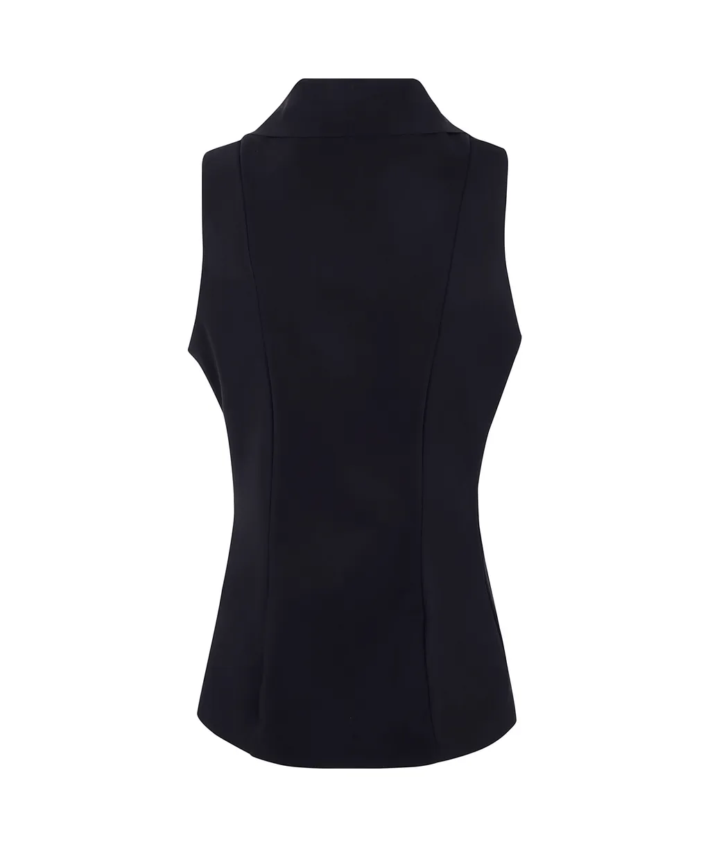 Buttoned Sleeveless Top
