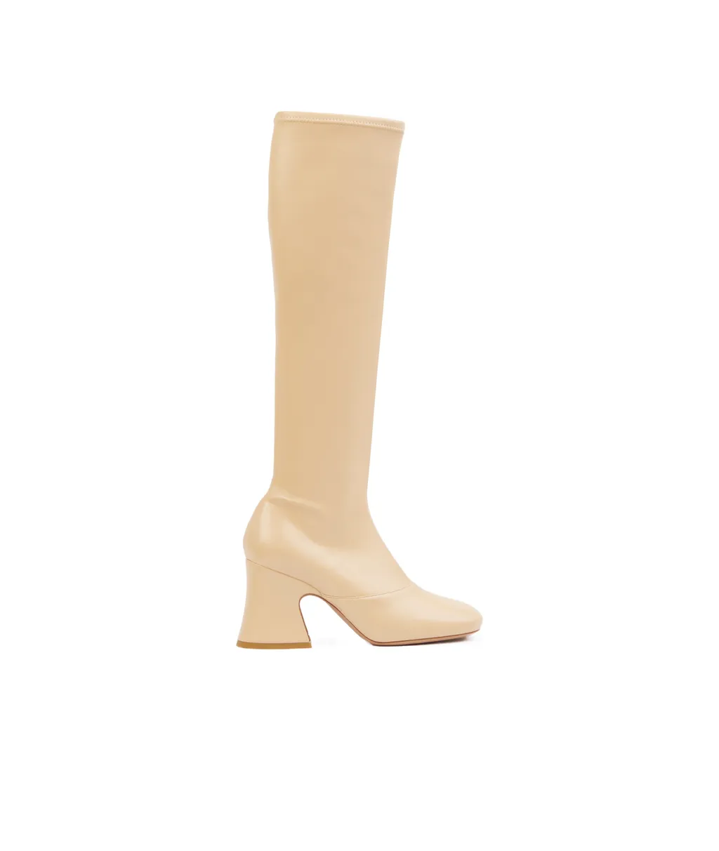 Knee-High Block-Heel Boots