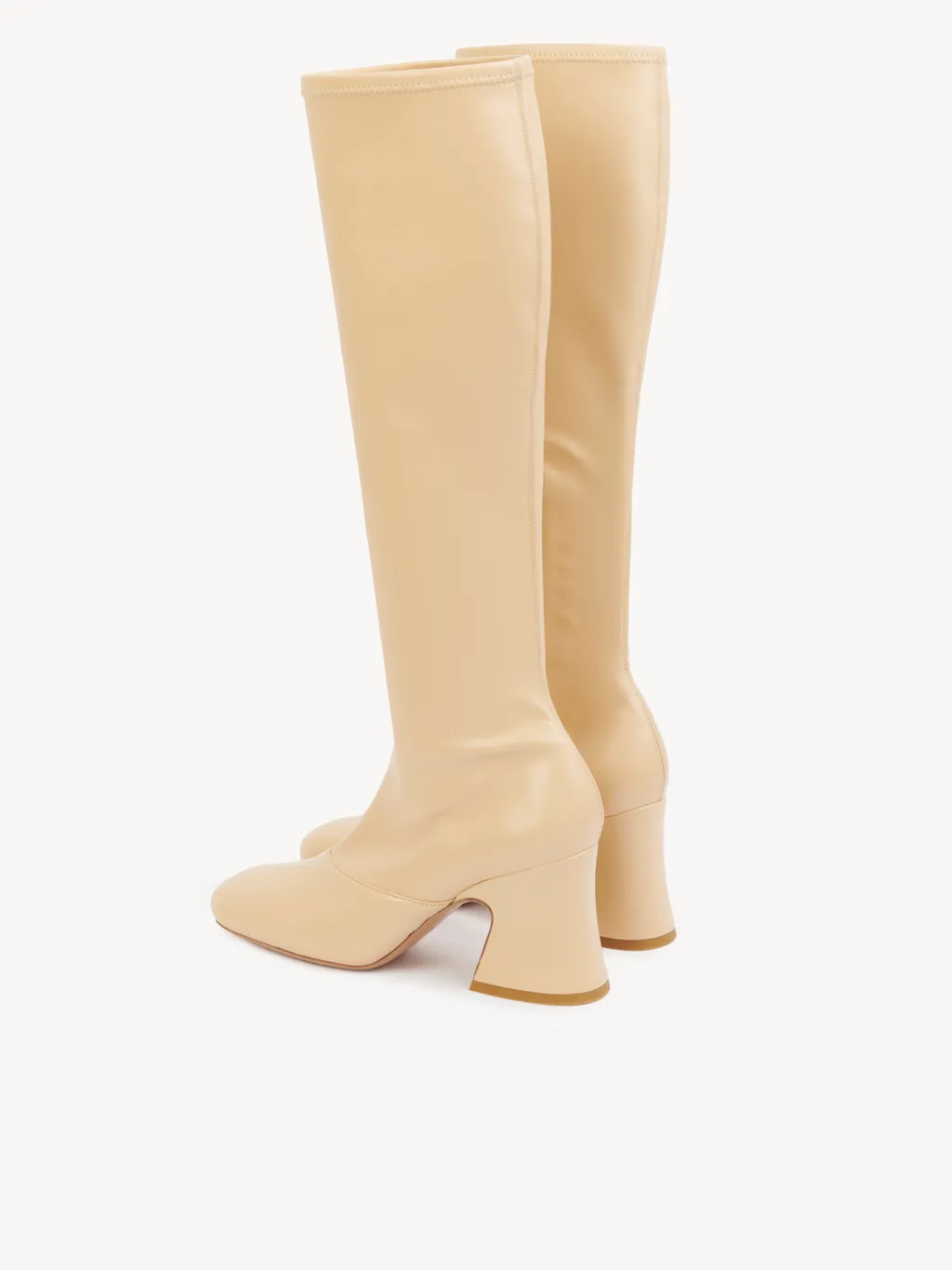 Knee-High Block-Heel Boots