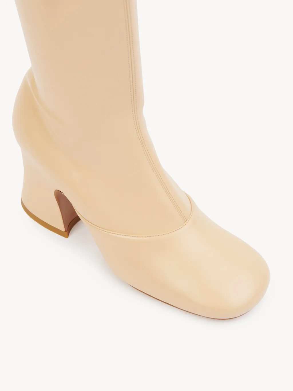 Knee-High Block-Heel Boots