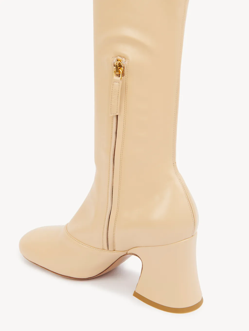 Knee-High Block-Heel Boots