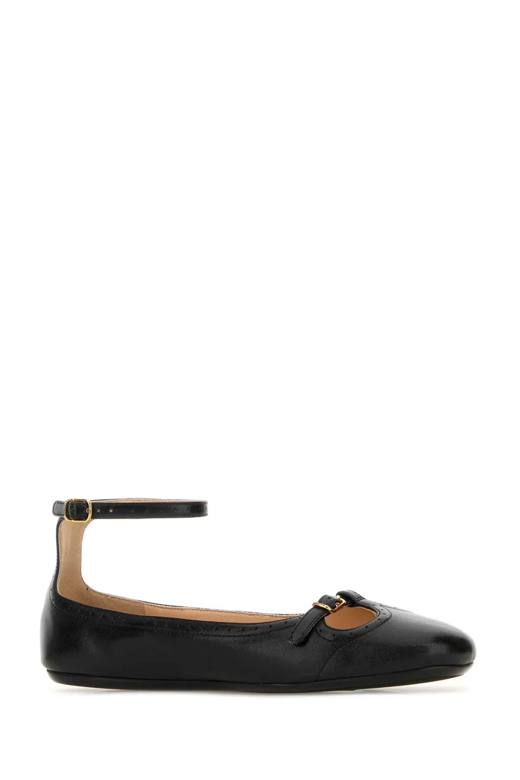 Ankle Strap Ballet Flats