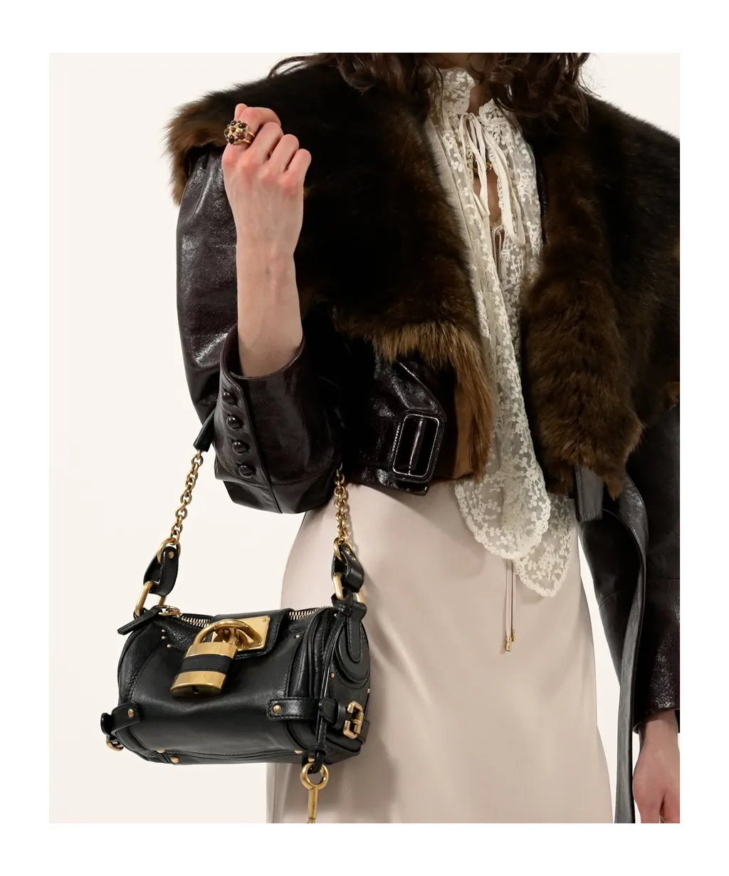 Paddington Padlock Detailed Small Shoulder Bag