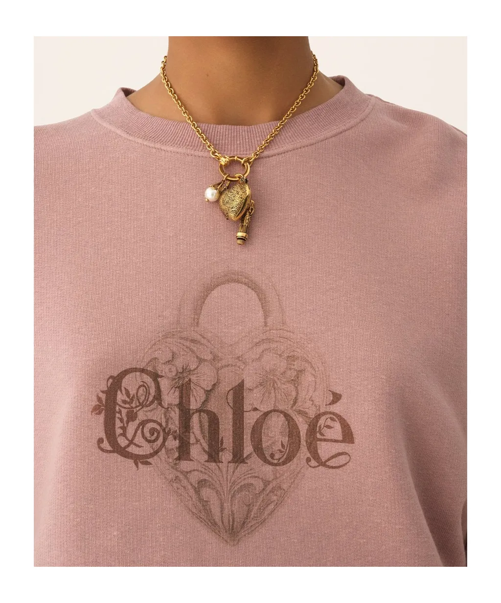 Logo Printed Crewneck Sweatshirt