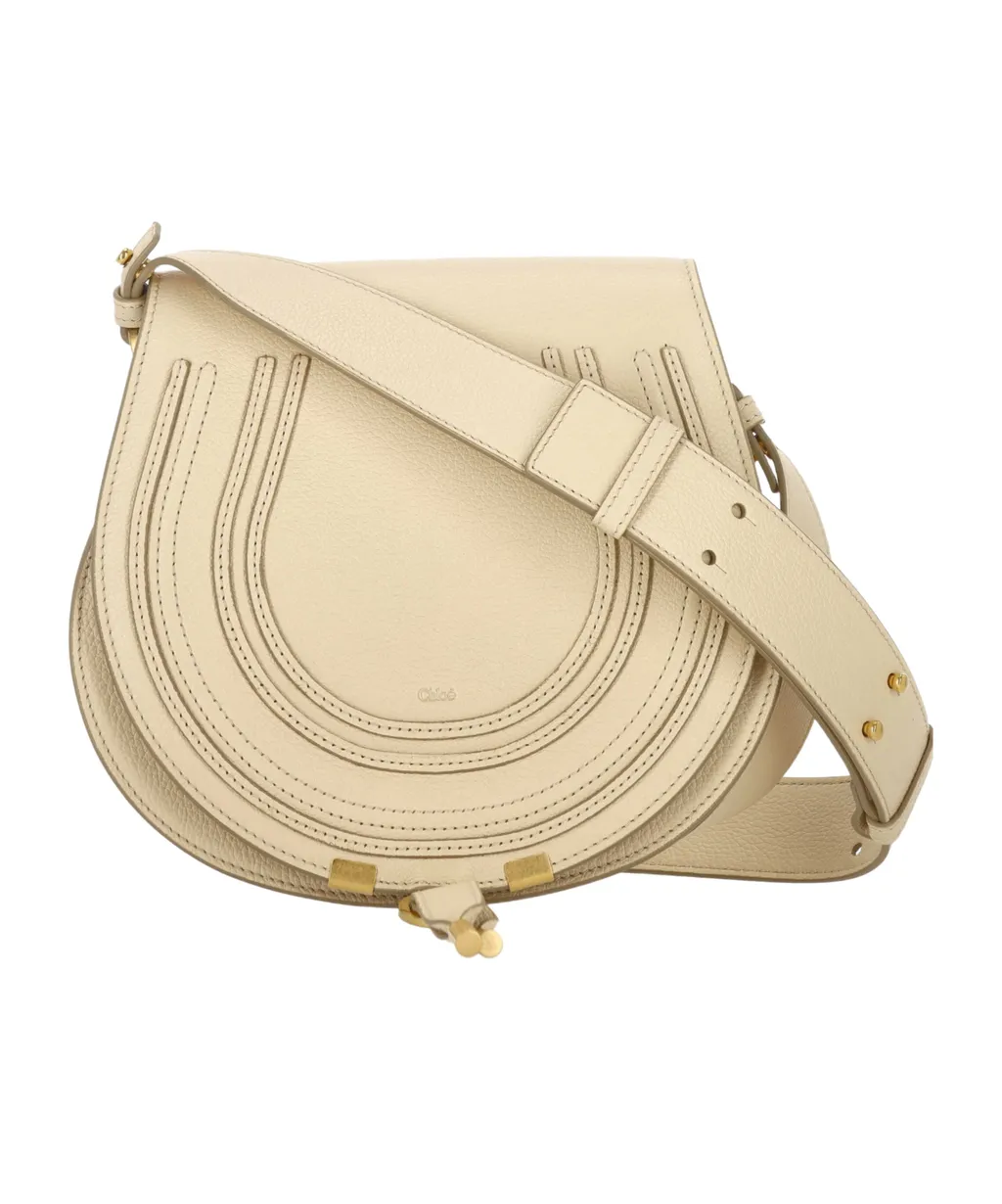 Marcie Logo Detailed Saddle Bag