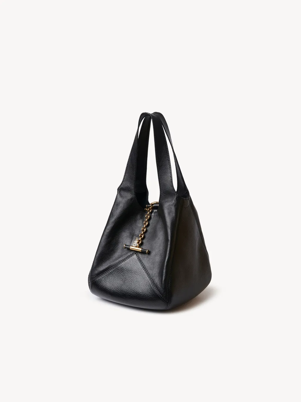 Balloon Small Grained Leather Bag