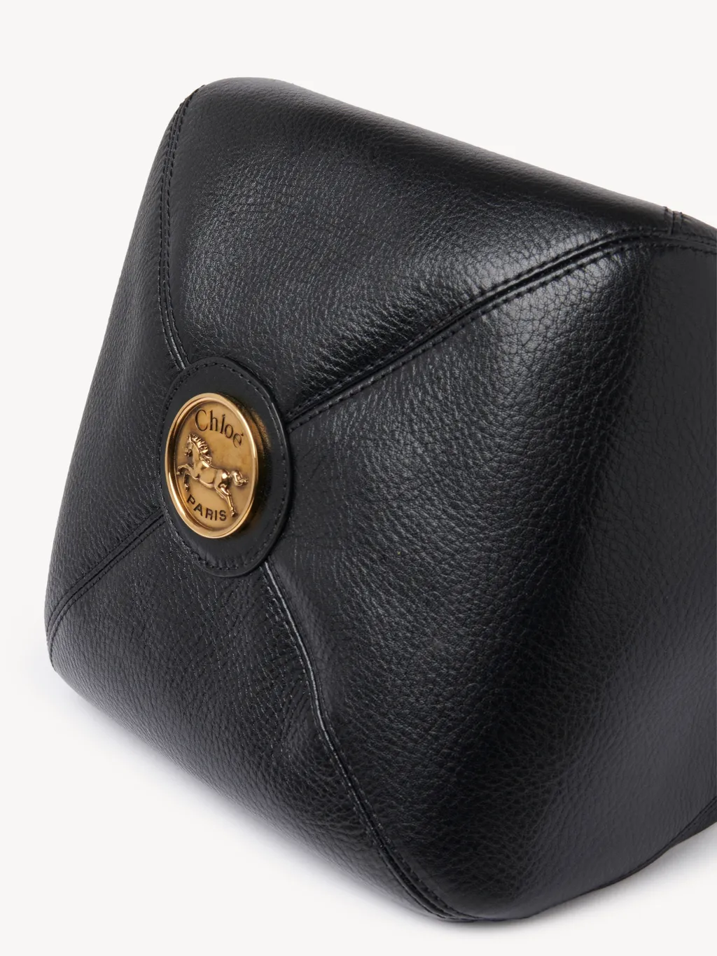Balloon Small Grained Leather Bag