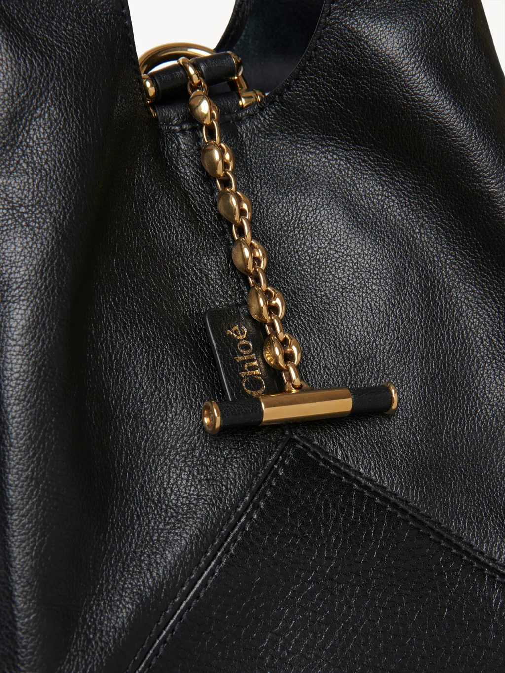 Balloon Small Grained Leather Bag